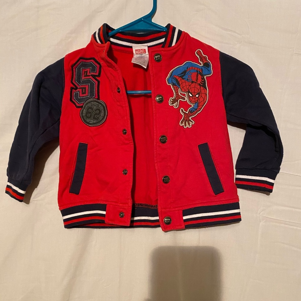 Spider-Man Boys Varsity light jacket